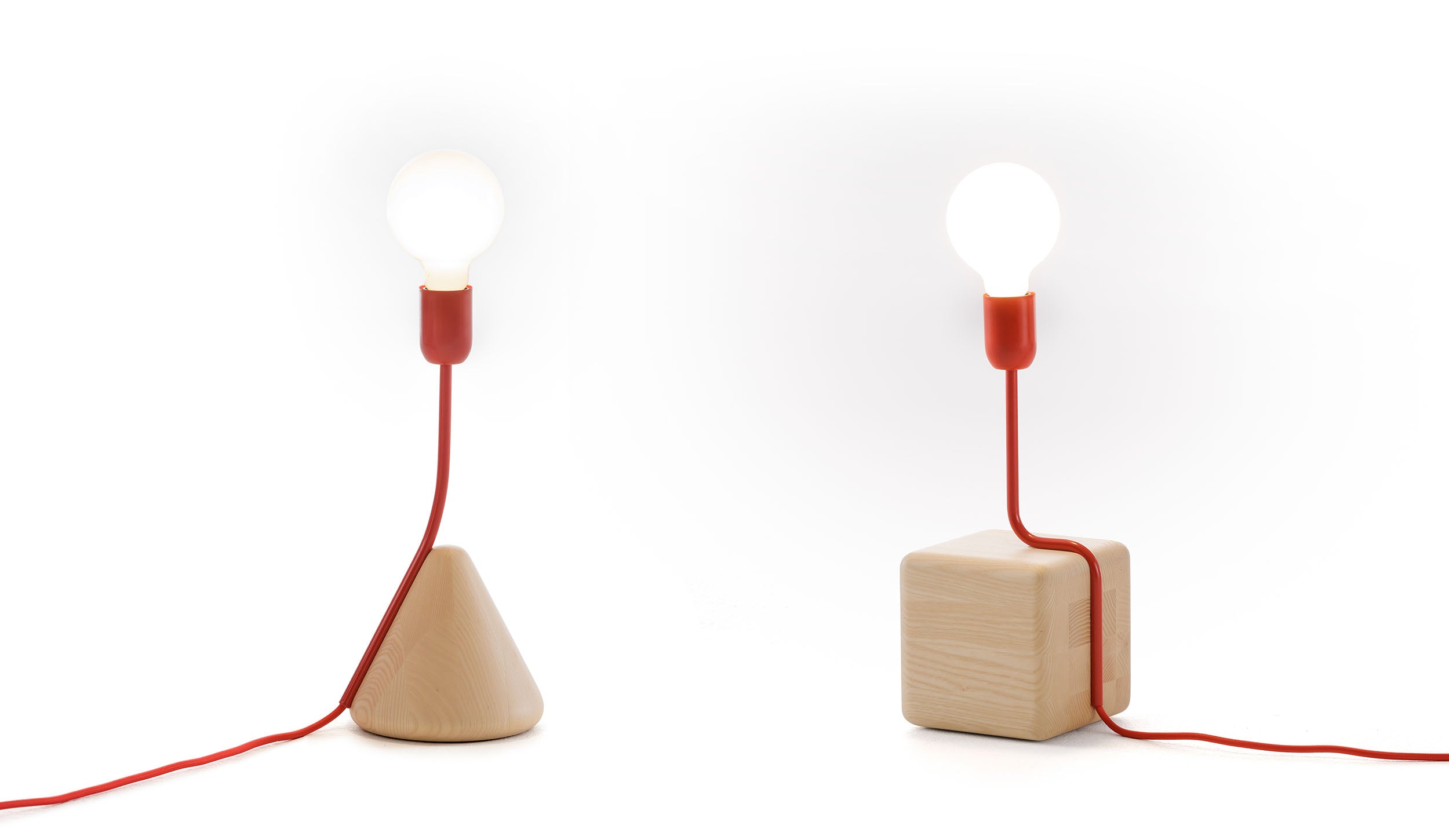 Red thread lamp - Flou 