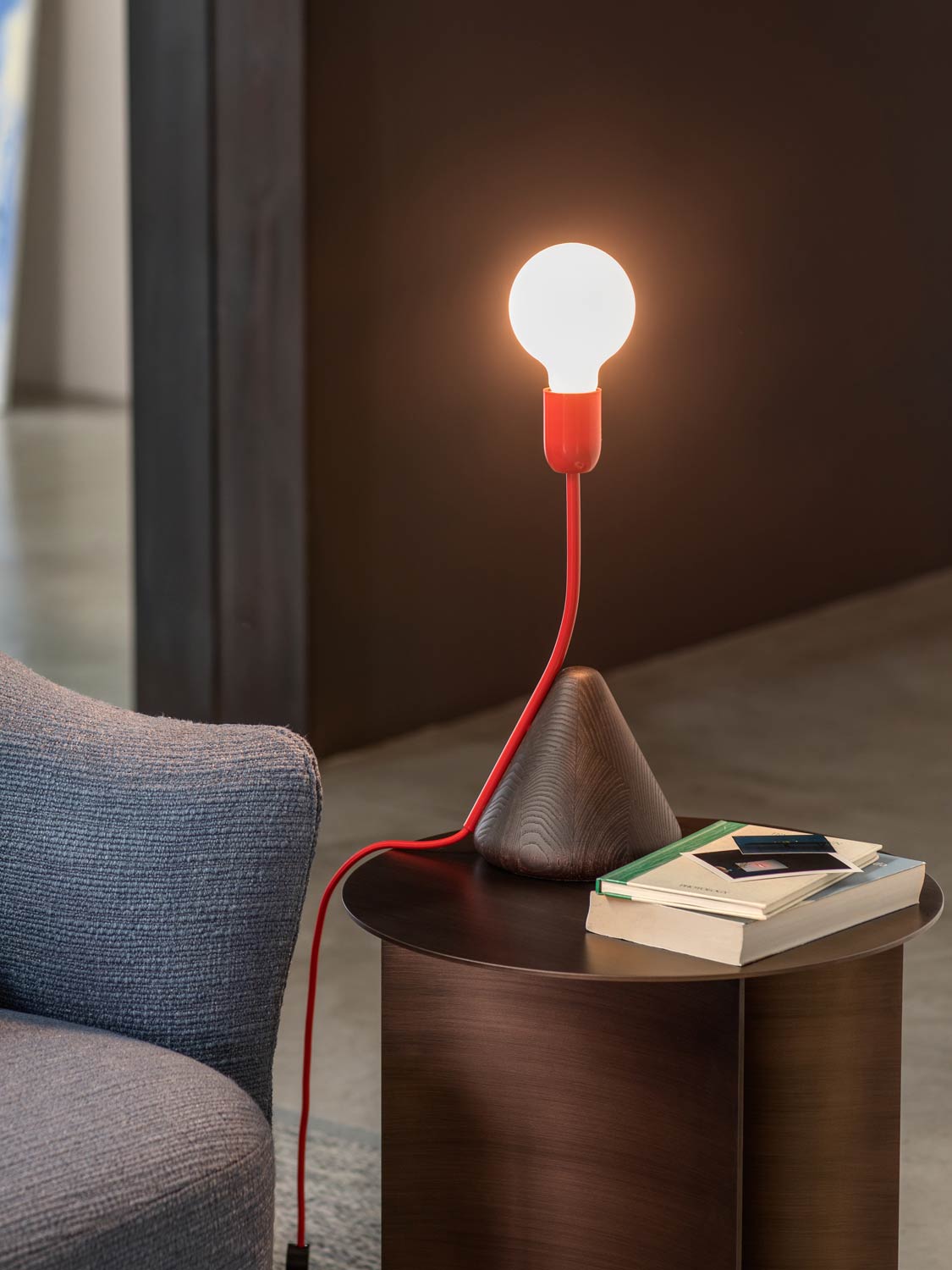 Red thread lamp - Flou 