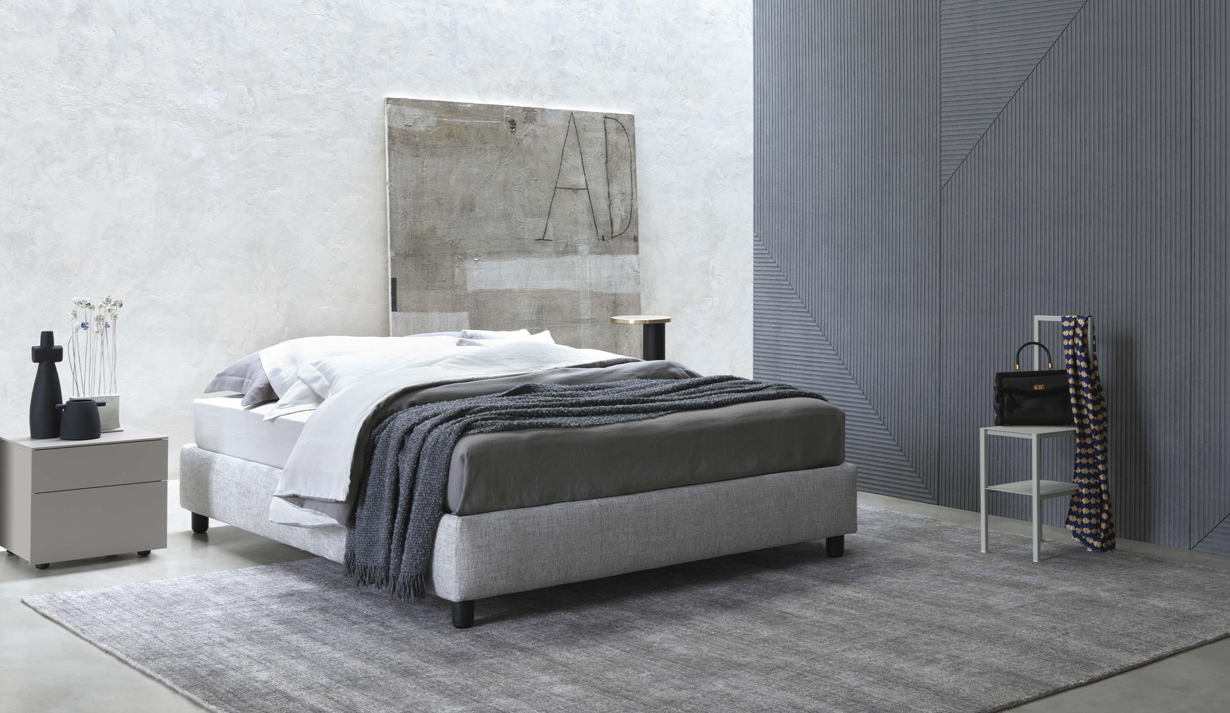 Letto Sommier matrimoniale - Flou